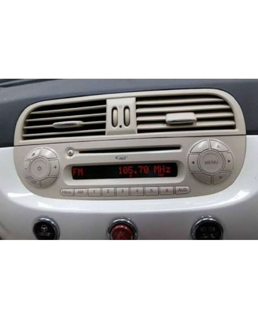 Global Byte Car Stereo Installation Facia Kit 7Inch 1 Din Radio For Fiat 500 | FA-FI04/500