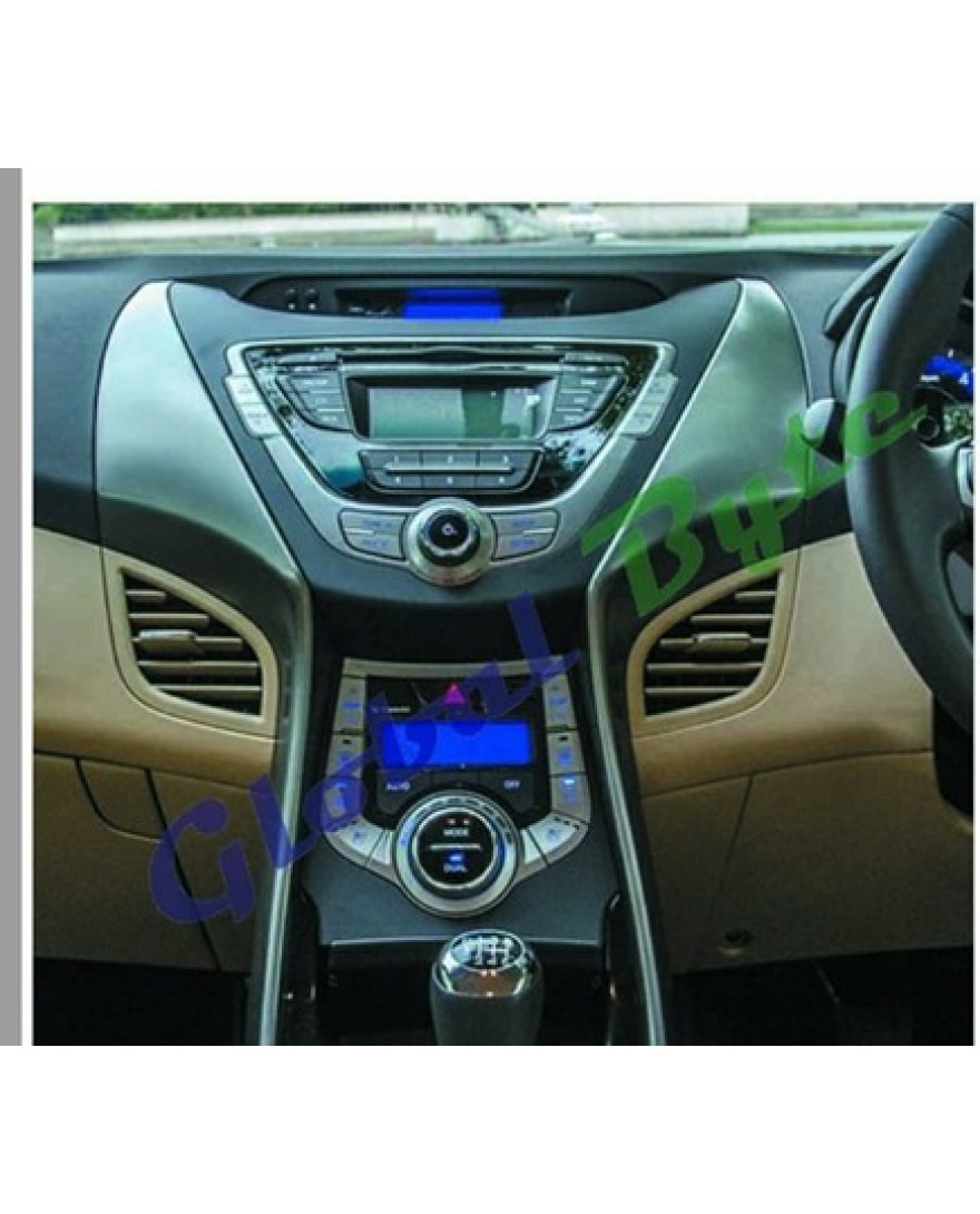 Global Byte Hyundai Elantra Below 2015 7Inch 2 Din Radio Audio Installation Facia Kit| FA-HY02LL/OEL