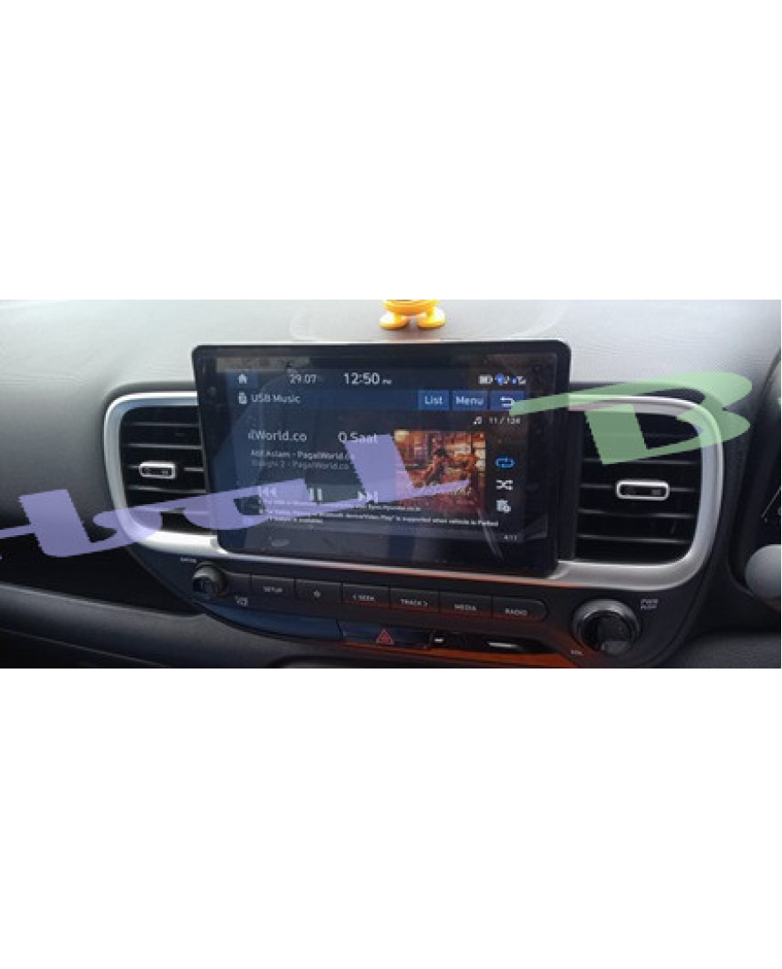 Global Byte  Car Stereo Installation Facia Kit of Android 10 Inch UV Finish For Hyundai Venue | FA-HY02/VEN/10-U