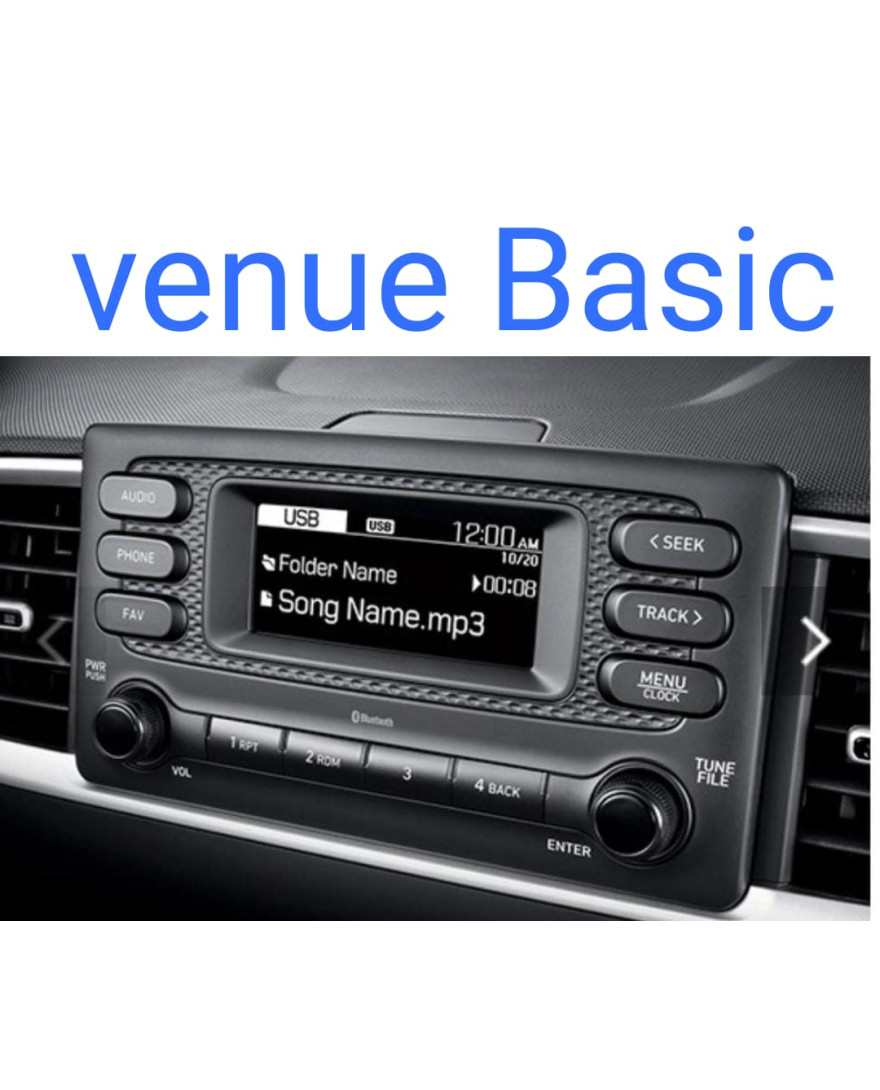 Global Byte Hyundai Venue 7Inch 2 Din Radio Audio Installation Facia Kit | FA-HY02/VEN