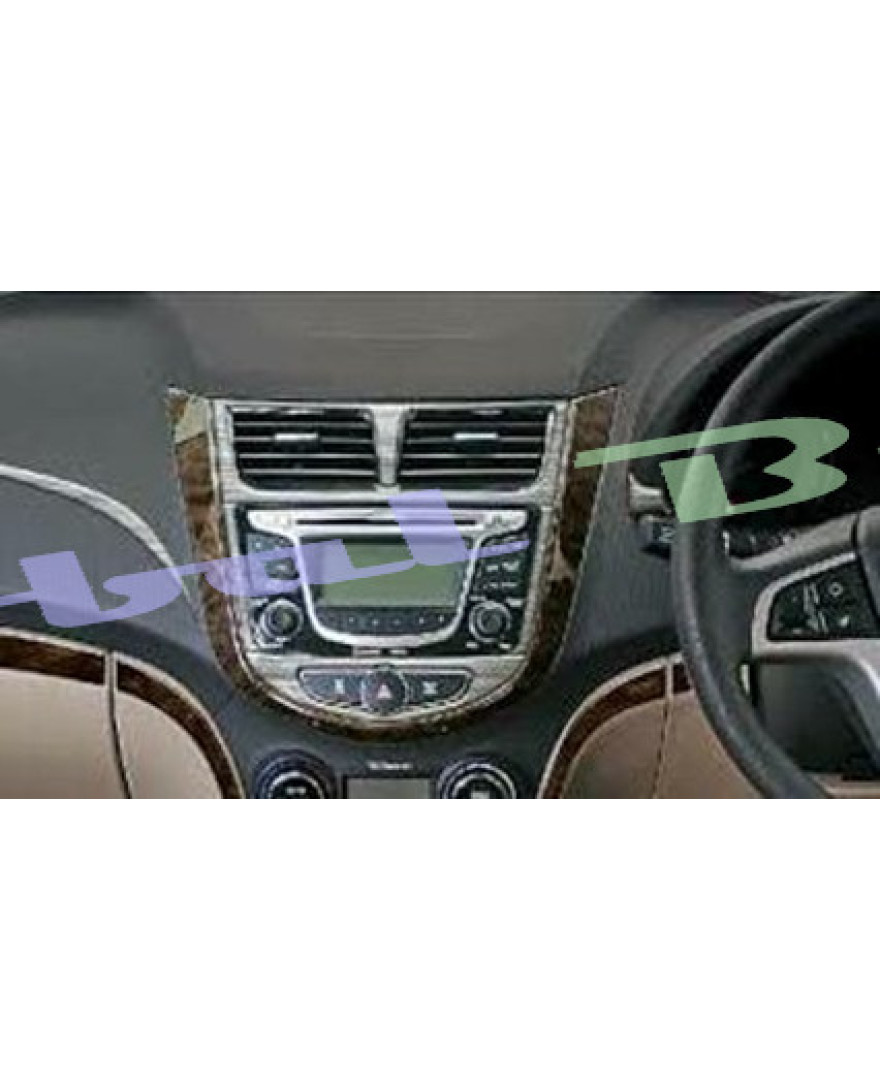 Global Byte  Car Stereo Installation Facia Kit of Android 9 Inch Hyundai Verna Fluidic | FA-HY03/VF/9