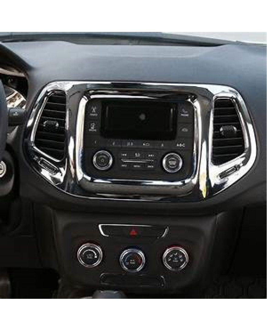 Global Byte 7Inch 2 Din Radio Audio Installation Facia Kit for Jeep Compass | FA-JEEP