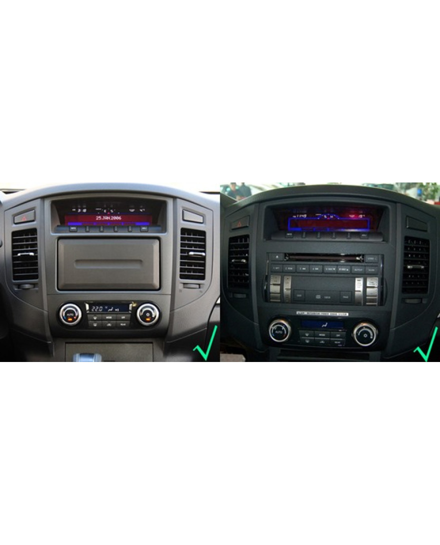 Global Byte 7Inch 2 Din Radio Audio Installation Facia Kit for Mistubishi Montero | FA-MT03L/MNT