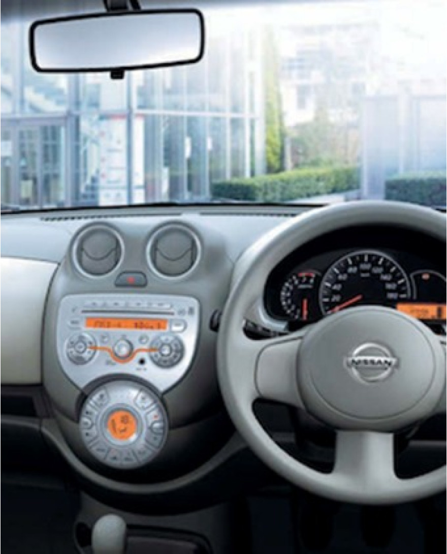 Global Byte 7Inch 2 Din Radio Audio Installation Facia Kit for Nissan Old Micra | FA-NS03/OMCR