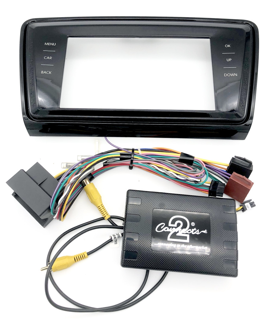 Global Byte 7Inch 2 Din Radio Audio Installation Facia Kit for Skoda Octivia | FA-SKC2/OCT