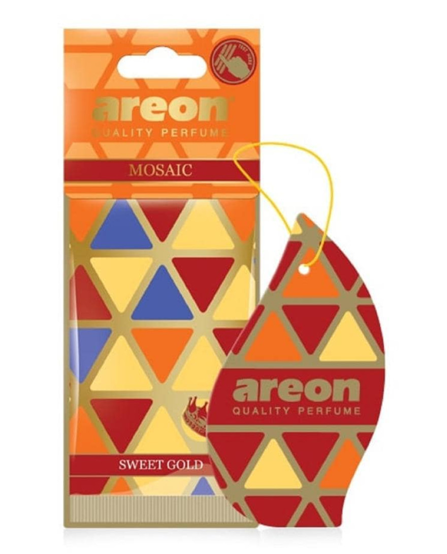 Areon Fresco New Mosaic Sweet Gold Car Freshener 40g | FGM04