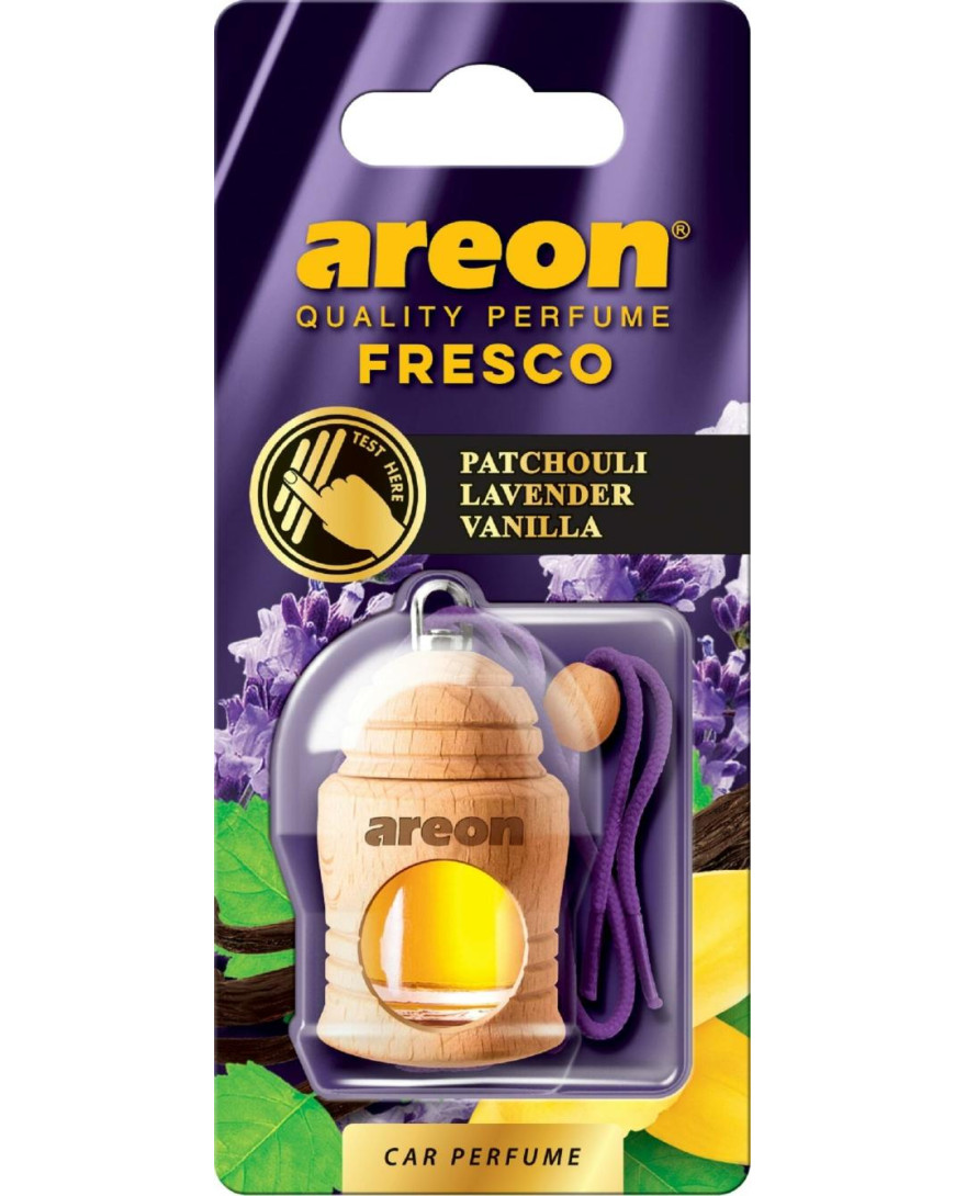 Areon Fresco Lavender Patchouli Vanilla Car Air Freshener | 4ml | FRTN33