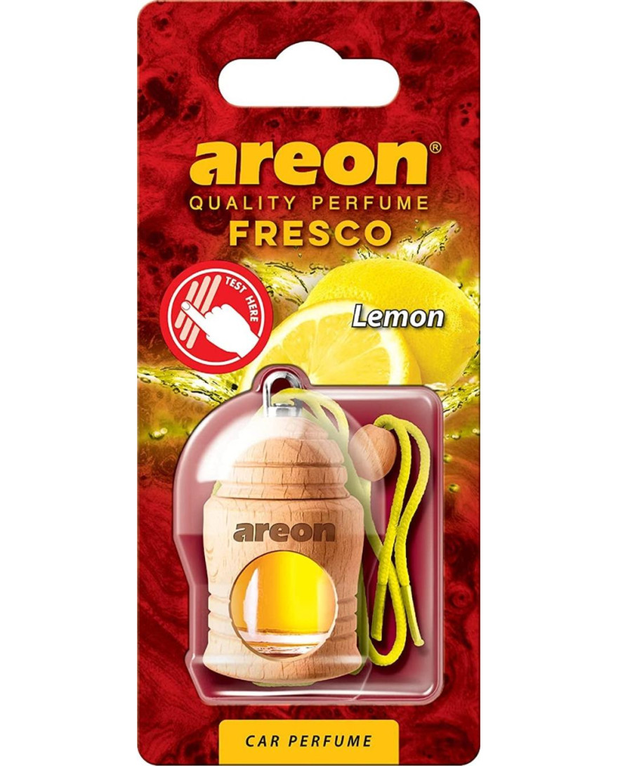 Areon Fresco Lemon Car Air Freshener 55g | 4ml | FRTN19