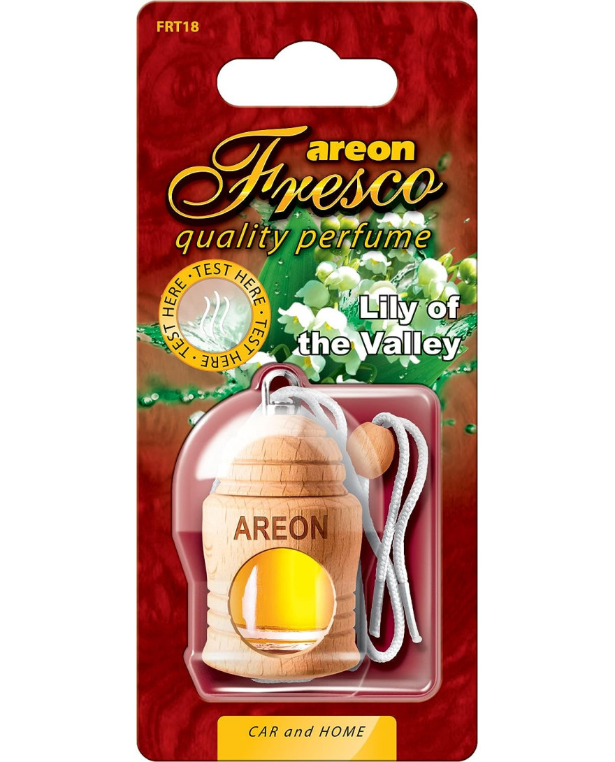 Areon Fresco Lilly of the Valley Car Air Freshener 55g | 4ml | FRTN18