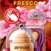 Areon Fresco Spring Bouquet, Car Air Freshener, Room Freshener | Long Lasting Fragrance | 4ml | FRTN28