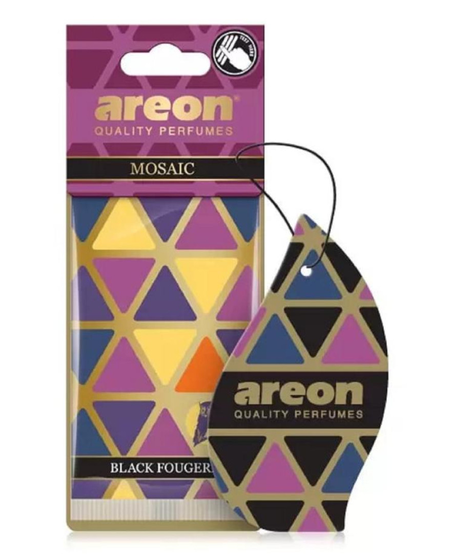 Areon Fresco New Mosaic Black Fougere Car Freshener 40g | FGM05