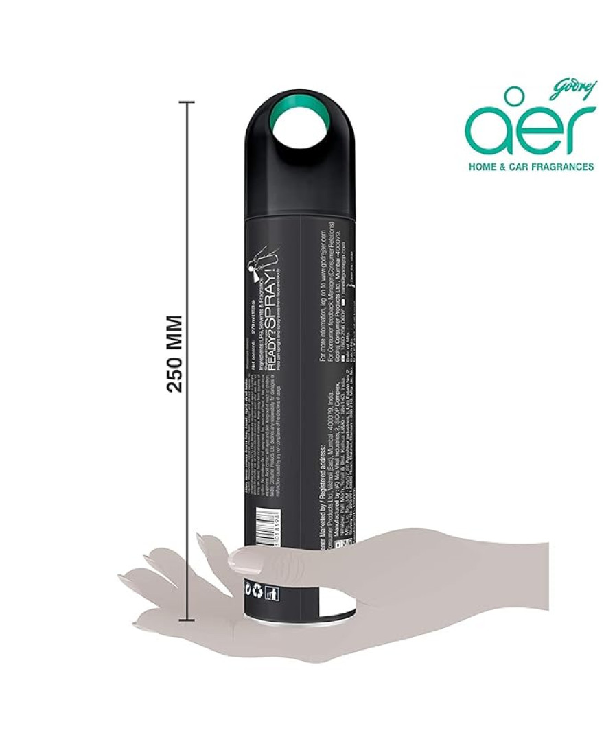 Godrej aer spray, Premium Air Freshener for Home And Office | Relax | Long Lasting Fragrance | 220 ml