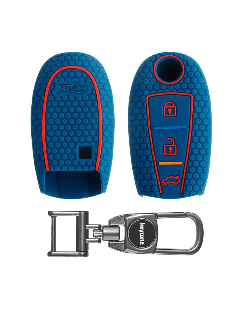 Keycare Silicon key cover fit for  Urban Cruiser smart key | KC 04 | Blue