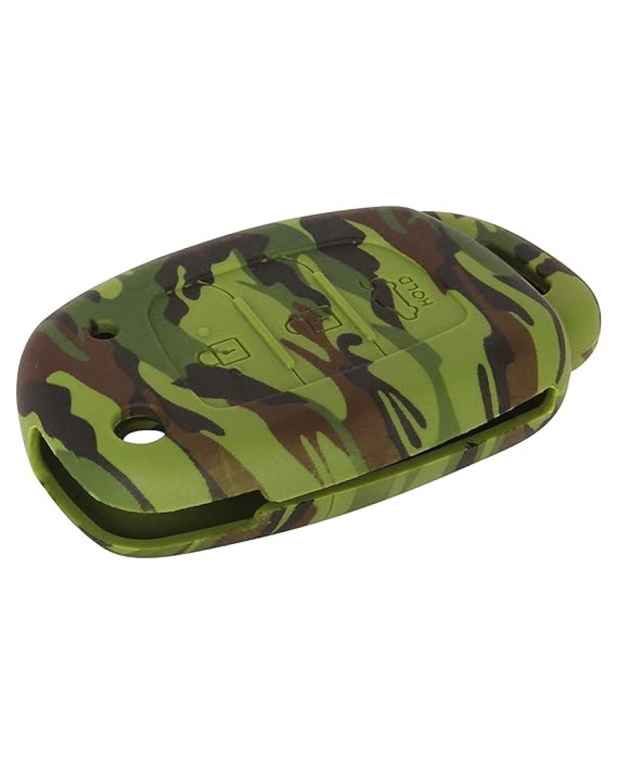 keycare Camouflage Silicon Key Cover fit for Hyundai | 3 Button flip Key KC 07 Camo