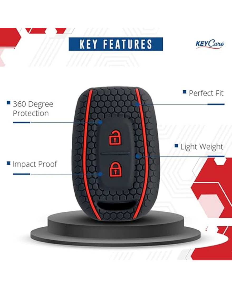 Keycare Silicon Key Cover for Renault Kwid, Duster, Triber, KC 17