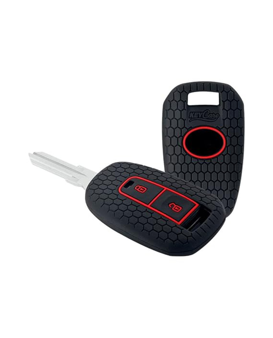 Keycare Silicon key cover fit for Indica Vista, Indigo Manza 2 button remote key | KC22 | Black