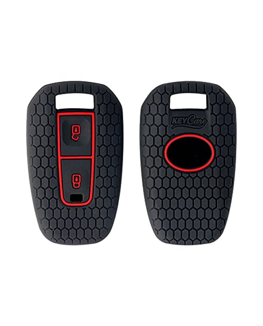 Keycare Silicon key cover fit for Indica Vista, Indigo Manza 2 button remote key | KC22 | Black