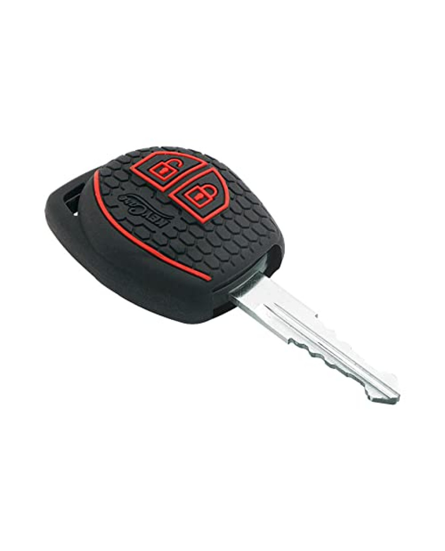 Keycare Silicon Car Key Cover KC23 for Alto 800, Baleno, Ciaz, Ertiga, Ritz, S-Presso, Alto, Alto K10, Celerio, Dzire, Ignis, S-Cross, Swift, Vitara Brezza, XL6 | Black