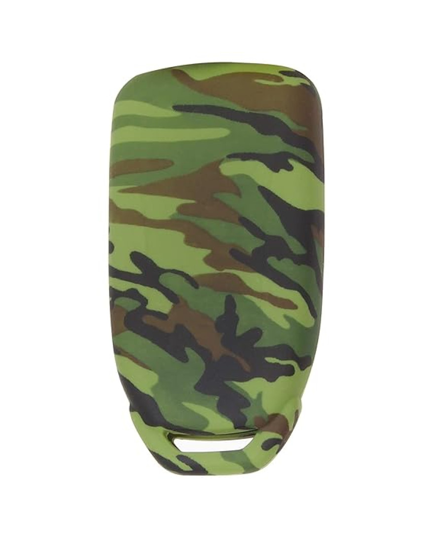 keycare Camouflage Silicon Key Cover KC29 fit for Tata Zest, Bolt, Tiago, Tigor, Nexon, Harrier, Safari Storme, Hexa 3 Button flip Key