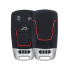 Keycare Silicon Car Key Cover KC47 Fit for Audi A8, QT, RS, TT | Black