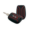 Keycare Silicon key cover KC62 fit for Duster 2020 3 button remote key | Black