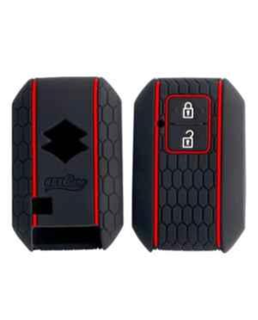 Keycare Silicon key cover fit for Glanza, Urban Cruiser Hyryder, Rumion 2 button smart key | KC 05