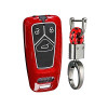 KEYCARE METAL KEY COVER FOR AUDI | RED