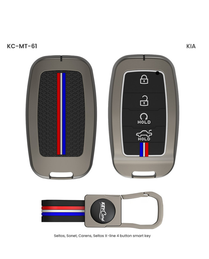 Keycare Metal Key Cover MT-61 for KIA Cars