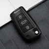 Keycare Premium Metal Alloy Key Cover for Audi A6, A8, Q7, Q8, TT | Matt Black