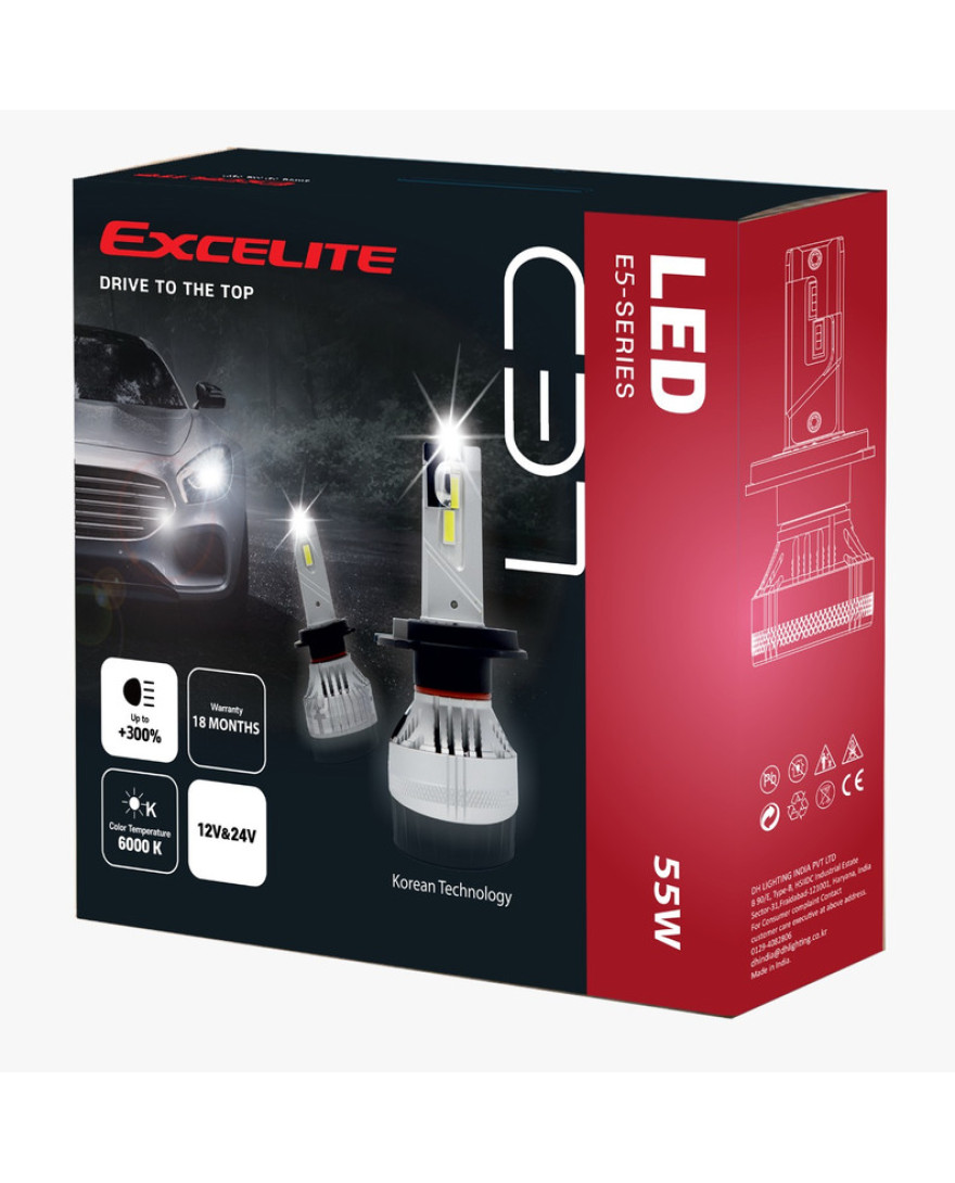 EXCELITE E7 LED LAMP HIR/9002 6000K