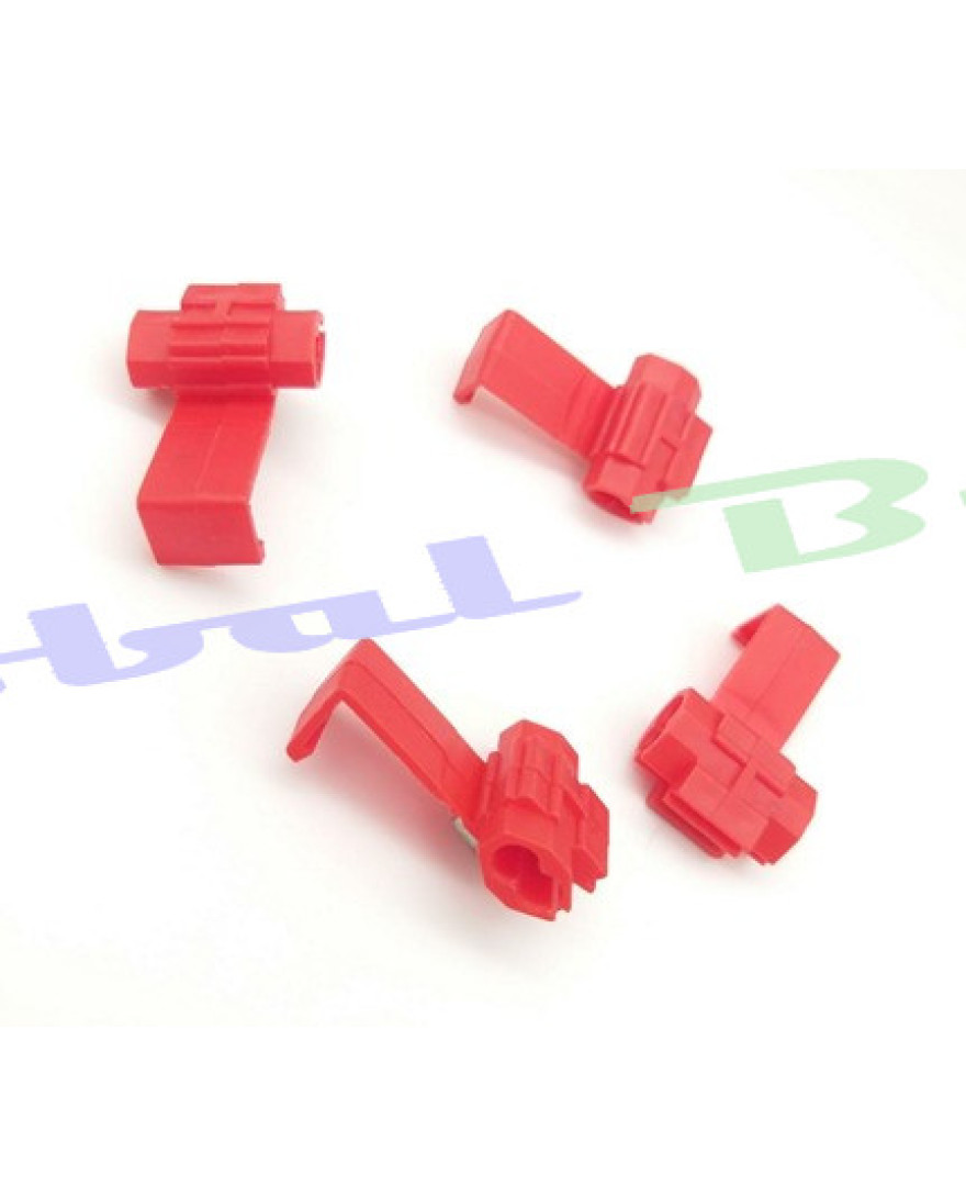 Global Byte Scotch Lock Red Colour | Set of 50 Pcs | OP-SC/LOCK