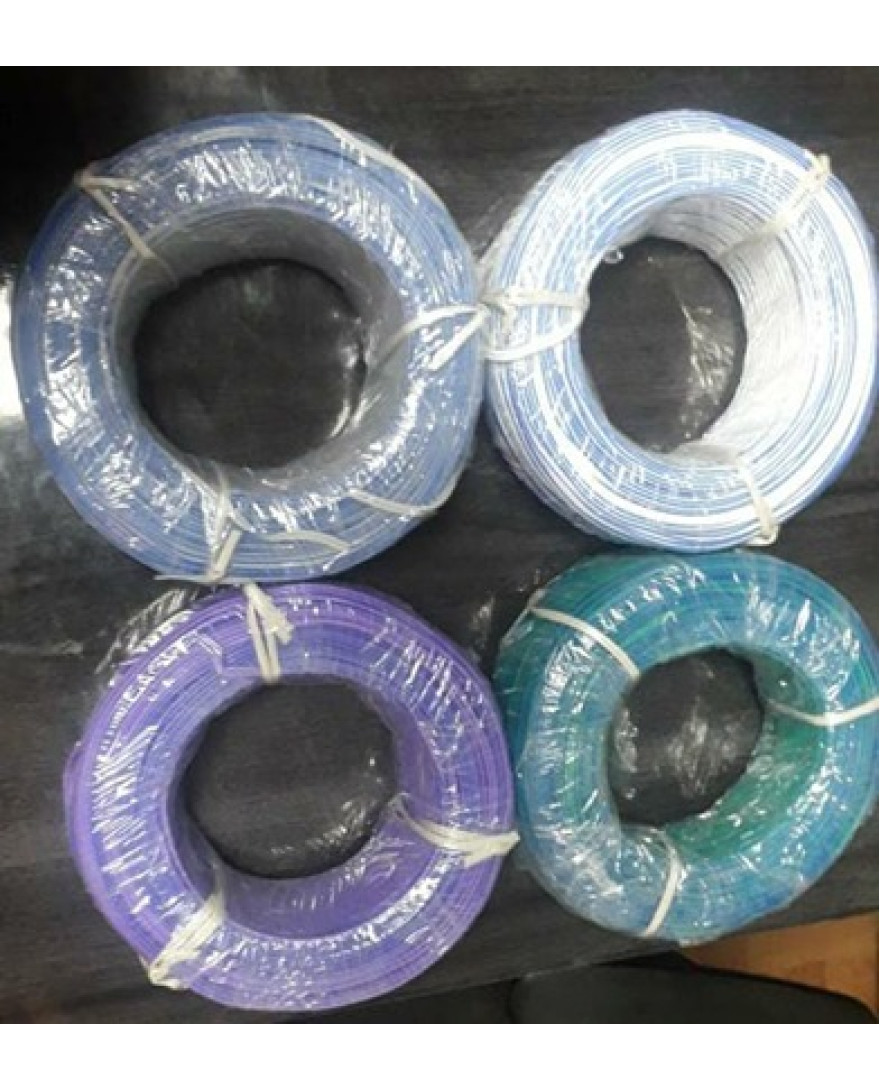 Global Byte Universal Speaker Wire Roll 100Mtr | WHITE, GREY, GREEN, VIOLET | OP-SPK/UNI