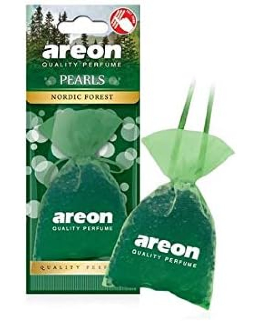 Areon Pearls Nordic Forest Car And Home Hanging Air Freshener Perfume | 25g | ABP15