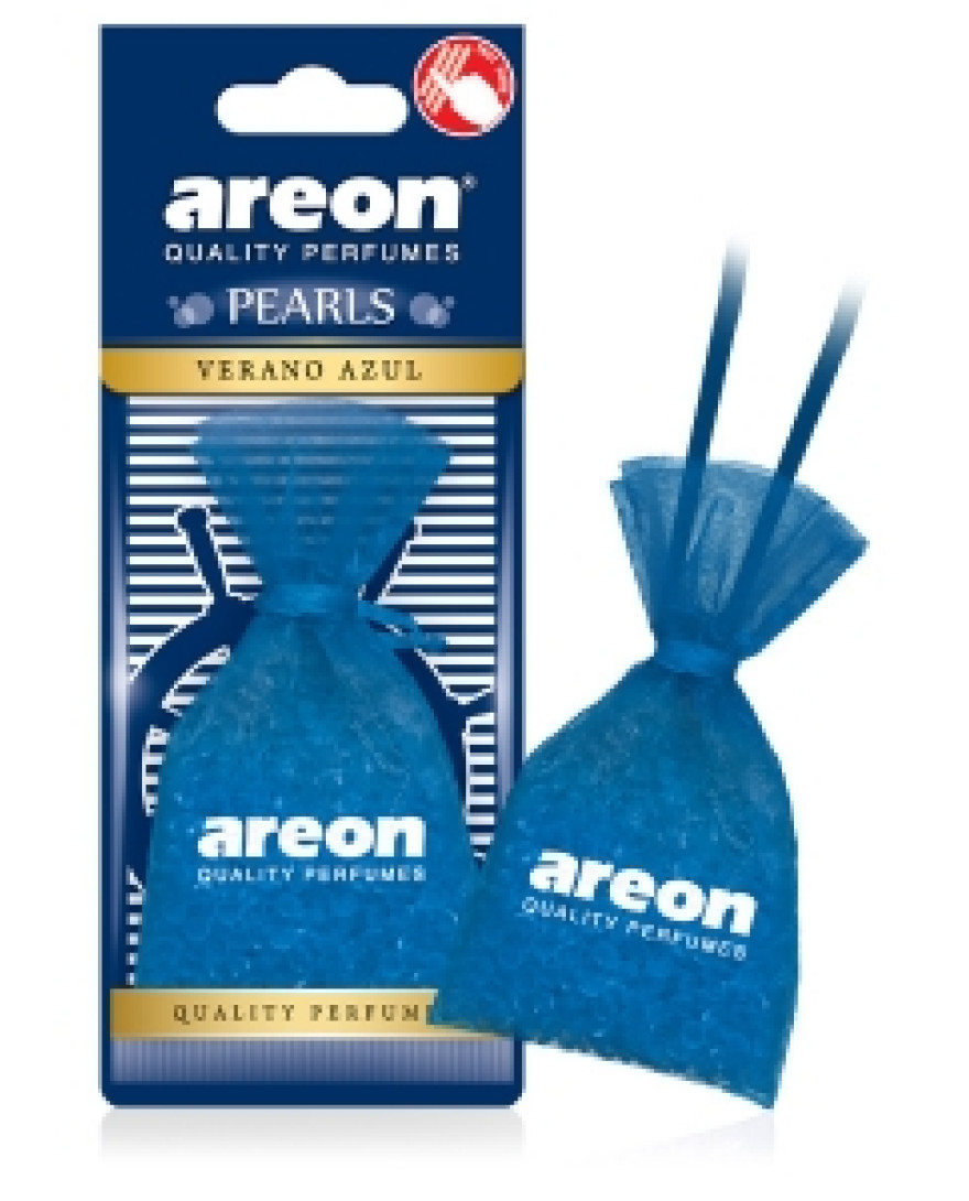 AREON Pearls Lux Verano Azul Car And Home Air Freshener I Quality Perfume | Seashore Freshness | APL01