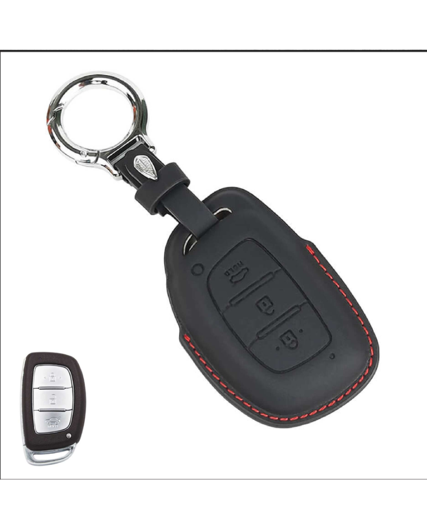 KeyCare PU 3D Hyundai Key Cover Pure Vegan Leather Series 07