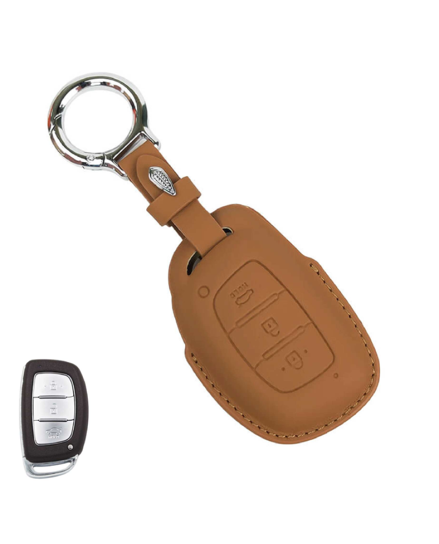 KeyCare PU 3D Hyundai Key Cover Pure Vegan Leather Series 07