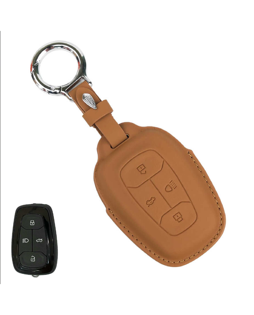 KeyCare PU 3D TATA Key Cover Pure Vegan Leather Series 08