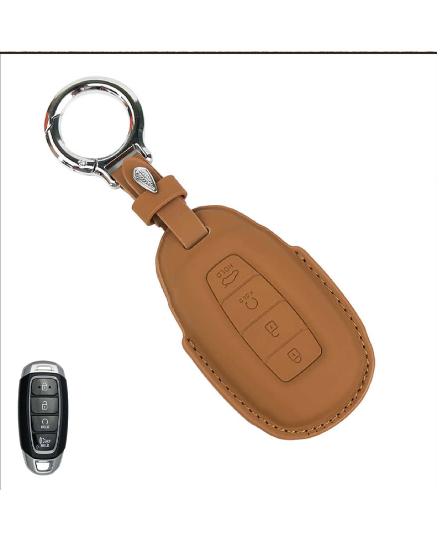 KeyCare PU 3D Hyundai Key Cover Pure Vegan Leather Series 60