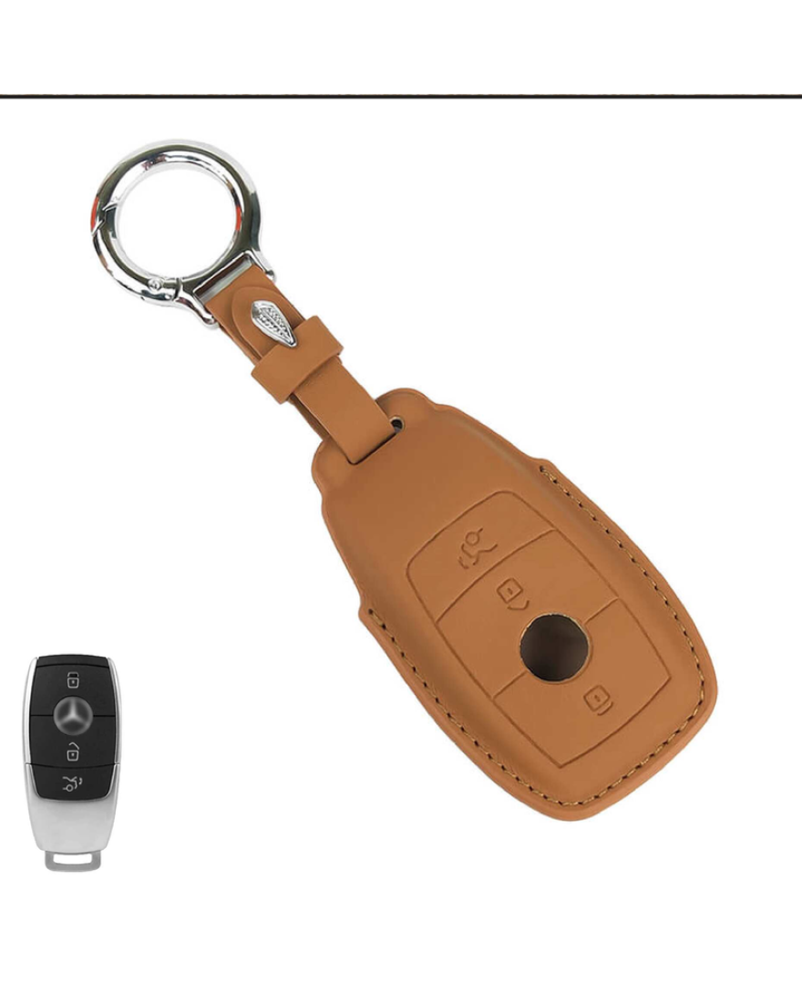 KeyCare PU 3D Mercedes Benz Key Cover Pure Vegan Leather Series 70