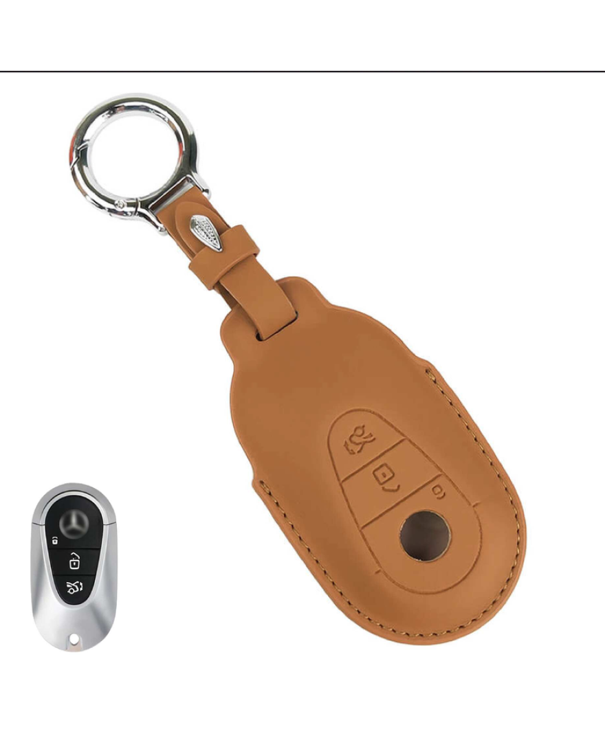 KeyCare PU 3D Mercedes Benz Key Cover Pure Vegan Leather Series 71