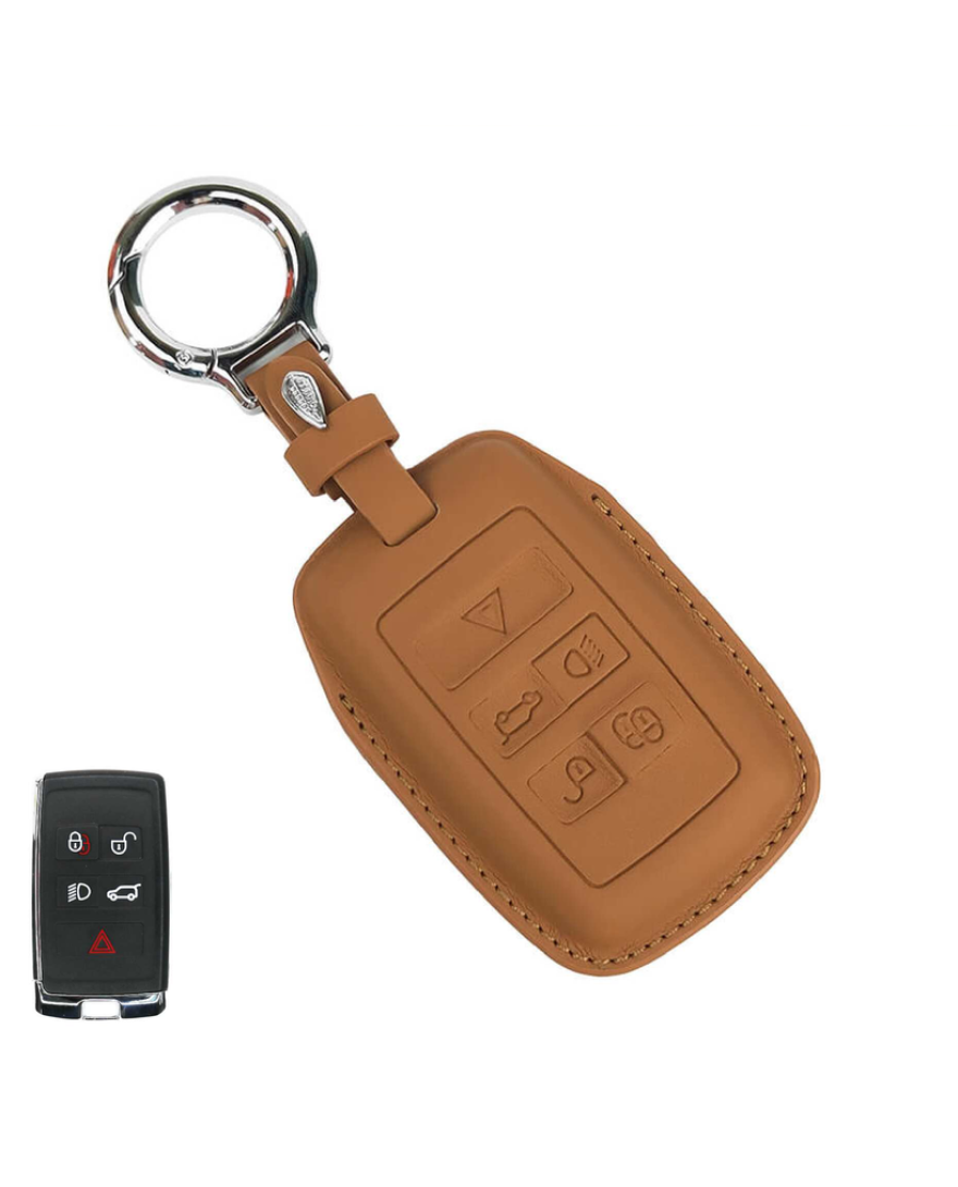 KeyCare PU 3D Jaguar Land Rover Key Cover Pure Vegan Leather Series 73