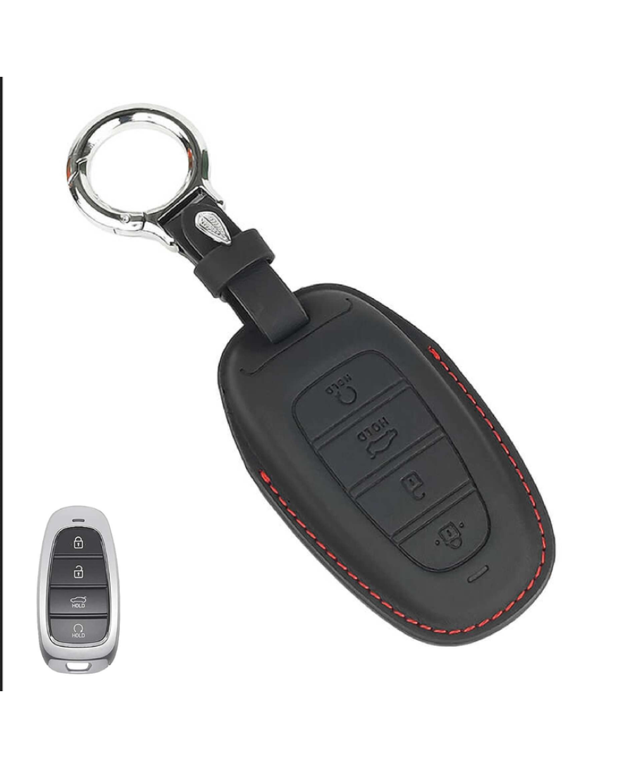 KeyCare PU 3D Hyundai Key Cover Pure Vegan Leather Series 75