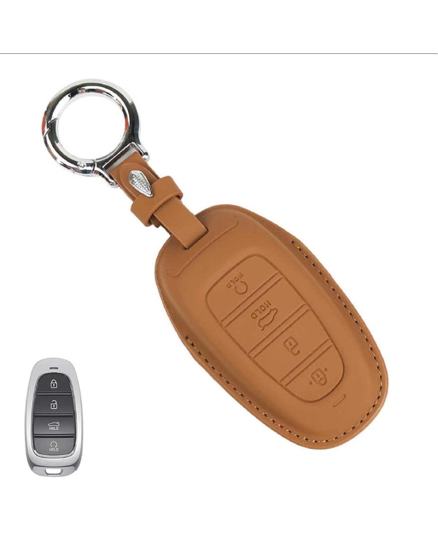 KeyCare PU 3D Hyundai Key Cover Pure Vegan Leather Series 75