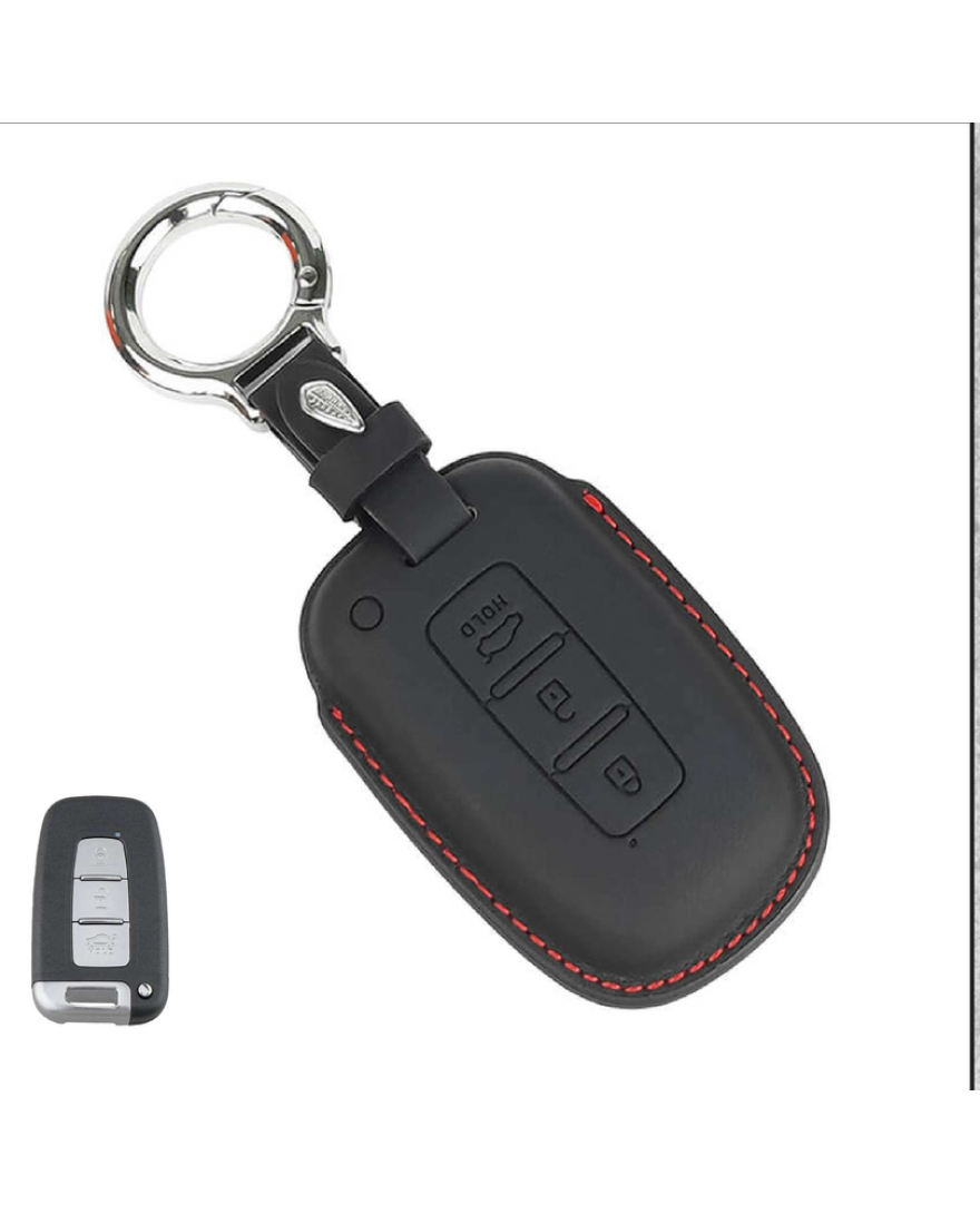 KeyCare PU 3D Hyundai Key Cover Pure Vegan Leather Series 76