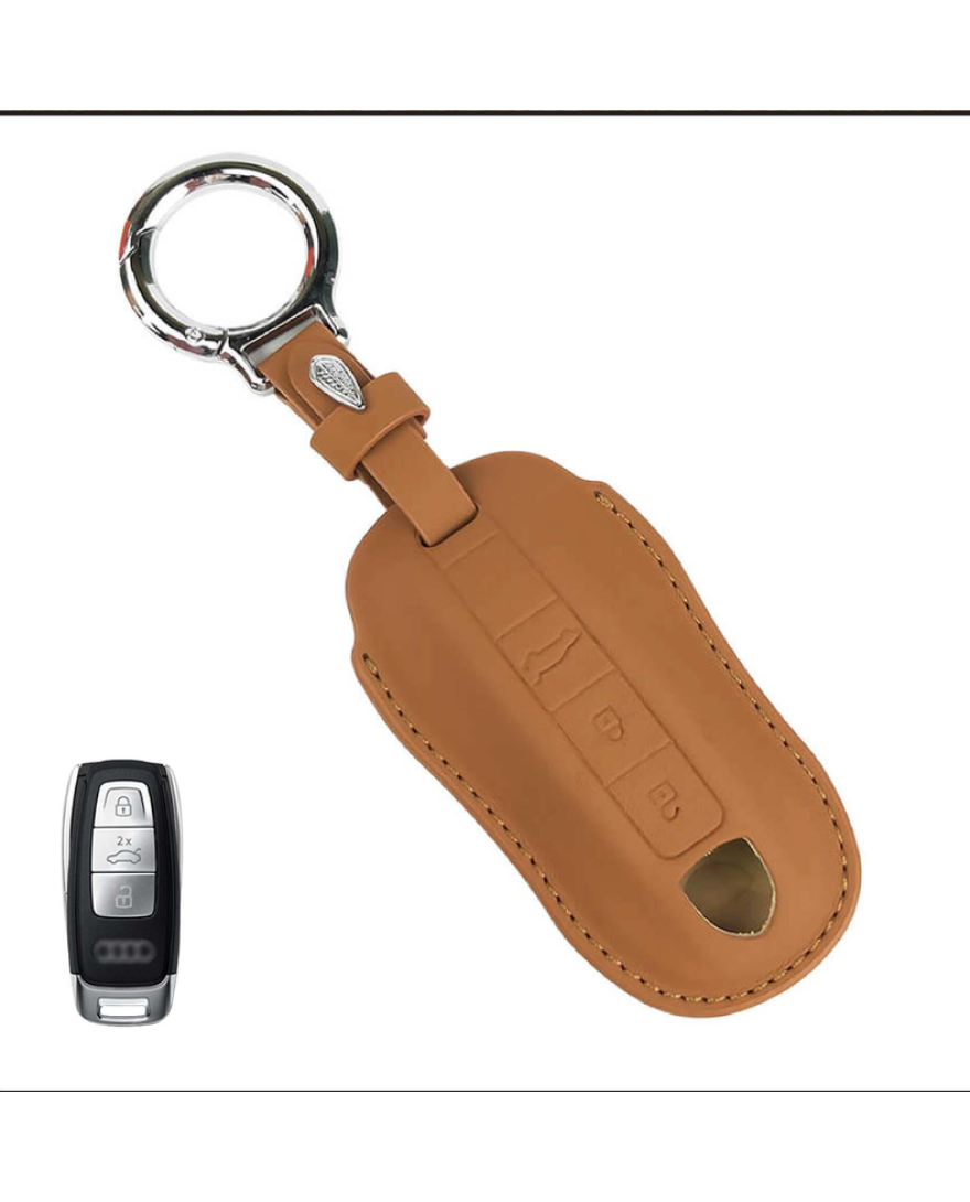 KeyCare PU 3D Audi Key Cover Pure Vegan Leather Series 82