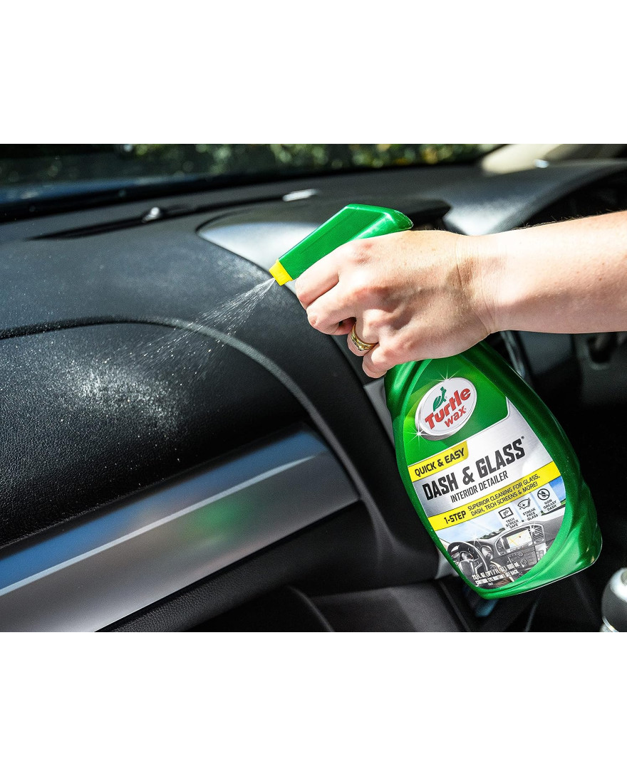 Turtle Wax Quick N Easy Dash And Glass Interior Cleaner  355ml