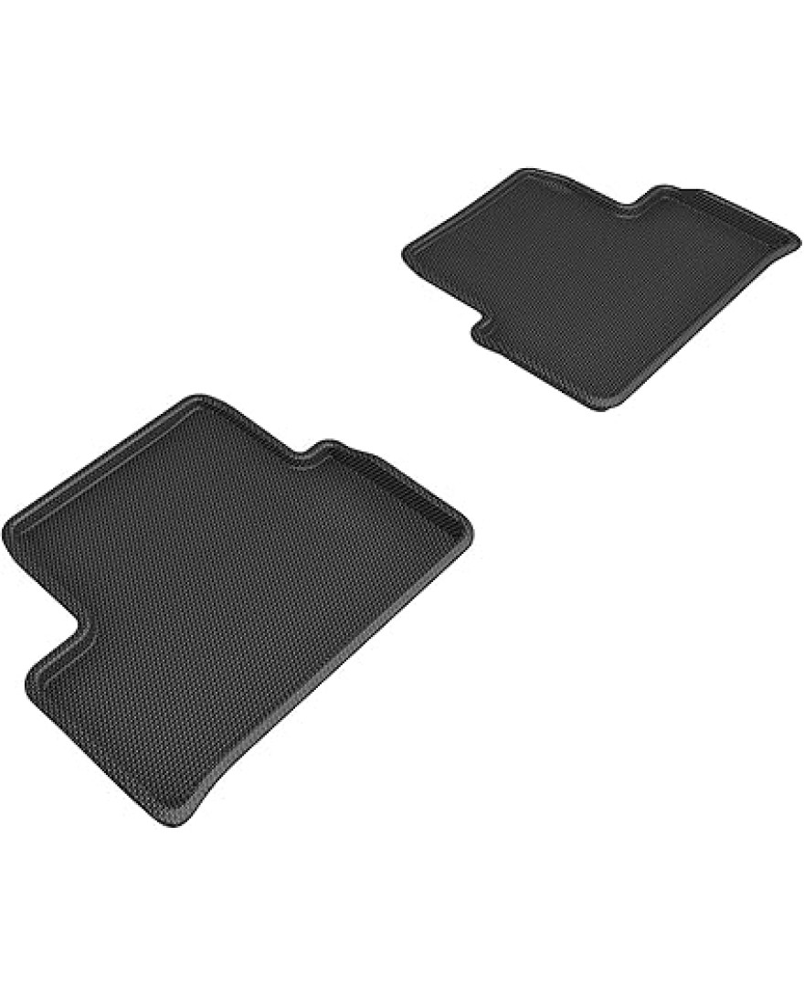 3D Kagu Floor Mat Compatible with BMW i4 2022 to 2023 | Complete Set | Custom Fit |BLACK 