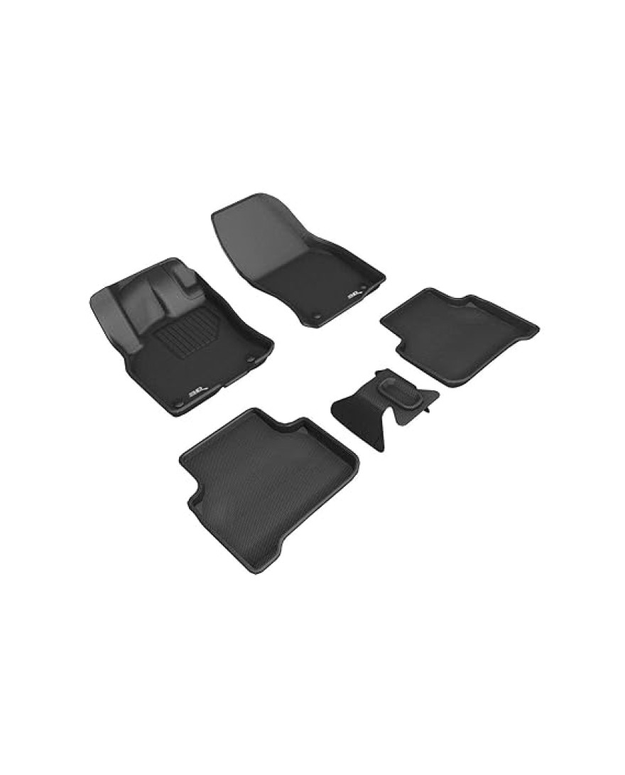 3D Kagu Floor Mat Compatible with  E CLASS V213/W213  SWB 2023+ | Set of 3 Pcs | Custom Fit | BLACK