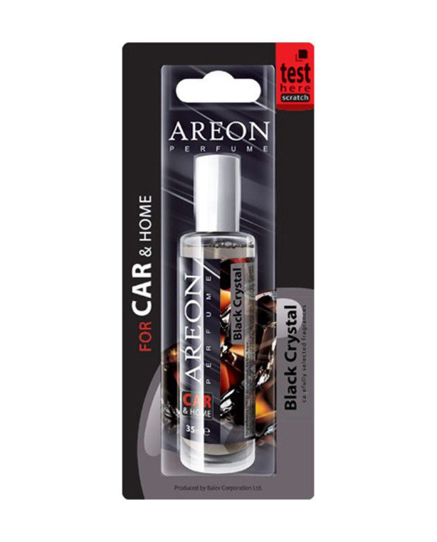 Areon Black Crystal Car Perfume with Spray | 35ml | APC06