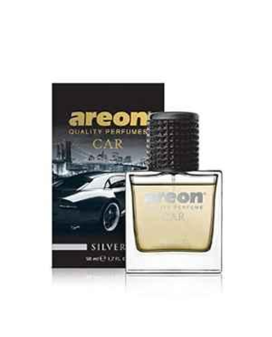 Areon 50ml Silver Car Perfume | Glass Bottel | MCP05 